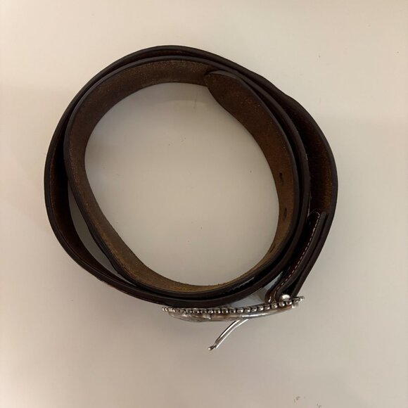 Ranger Western Cross Design Leather Belt 40 in Genuine Handtooled Cowhide WB3582 - Picture 8 of 8